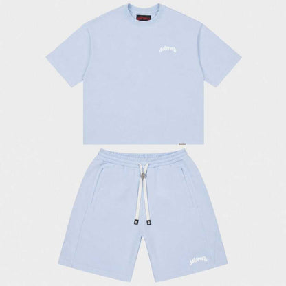 Godspeed Vital Men's T-Shirt and Short Set Sky Blue gdspd53-sb