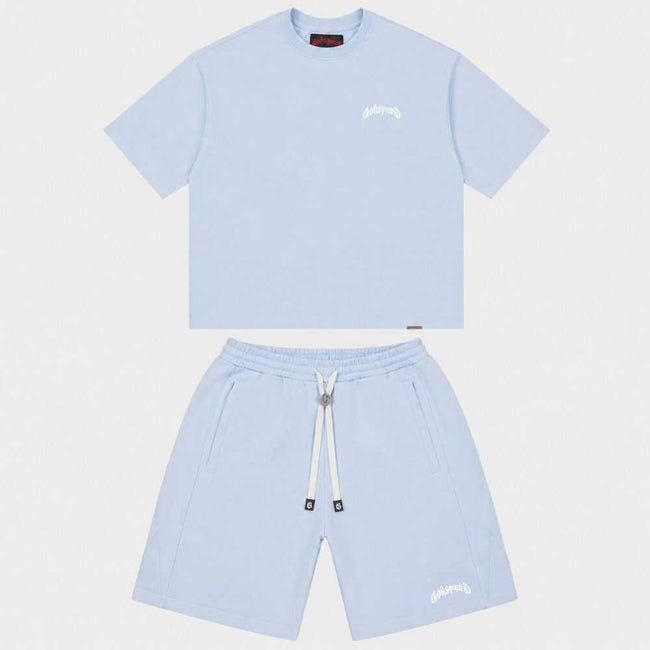 Godspeed Vital Men's T-Shirt and Short Set Sky Blue gdspd53-sb
