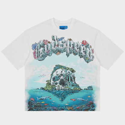 Godspeed GS Island II Men's T-Shirt White gdspd54-wh