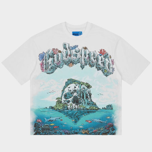 Godspeed GS Island II Men's T-Shirt White gdspd54-wh
