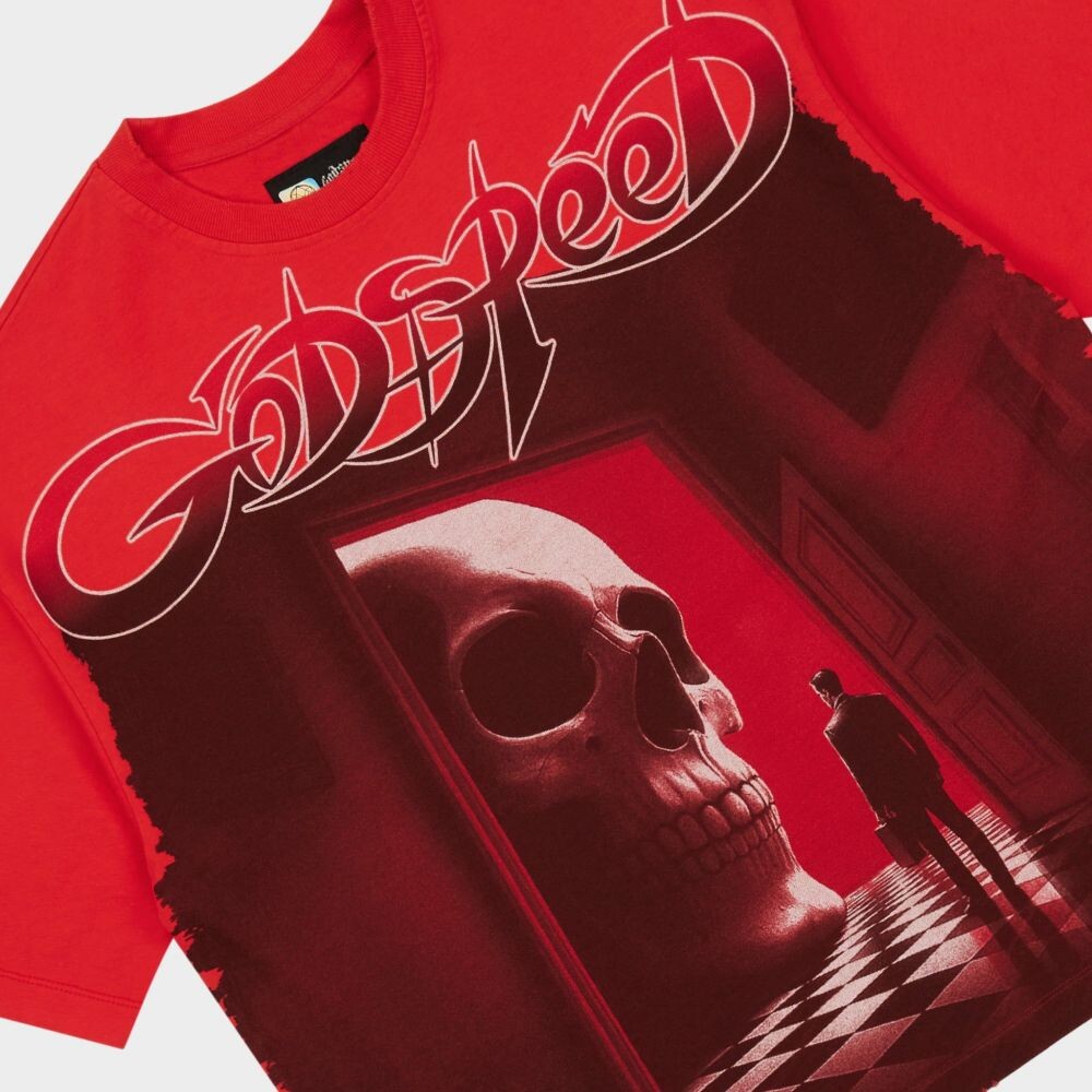 Godspeed Fate's Doorstep Men's T-Shirt Red gdspd55-rd