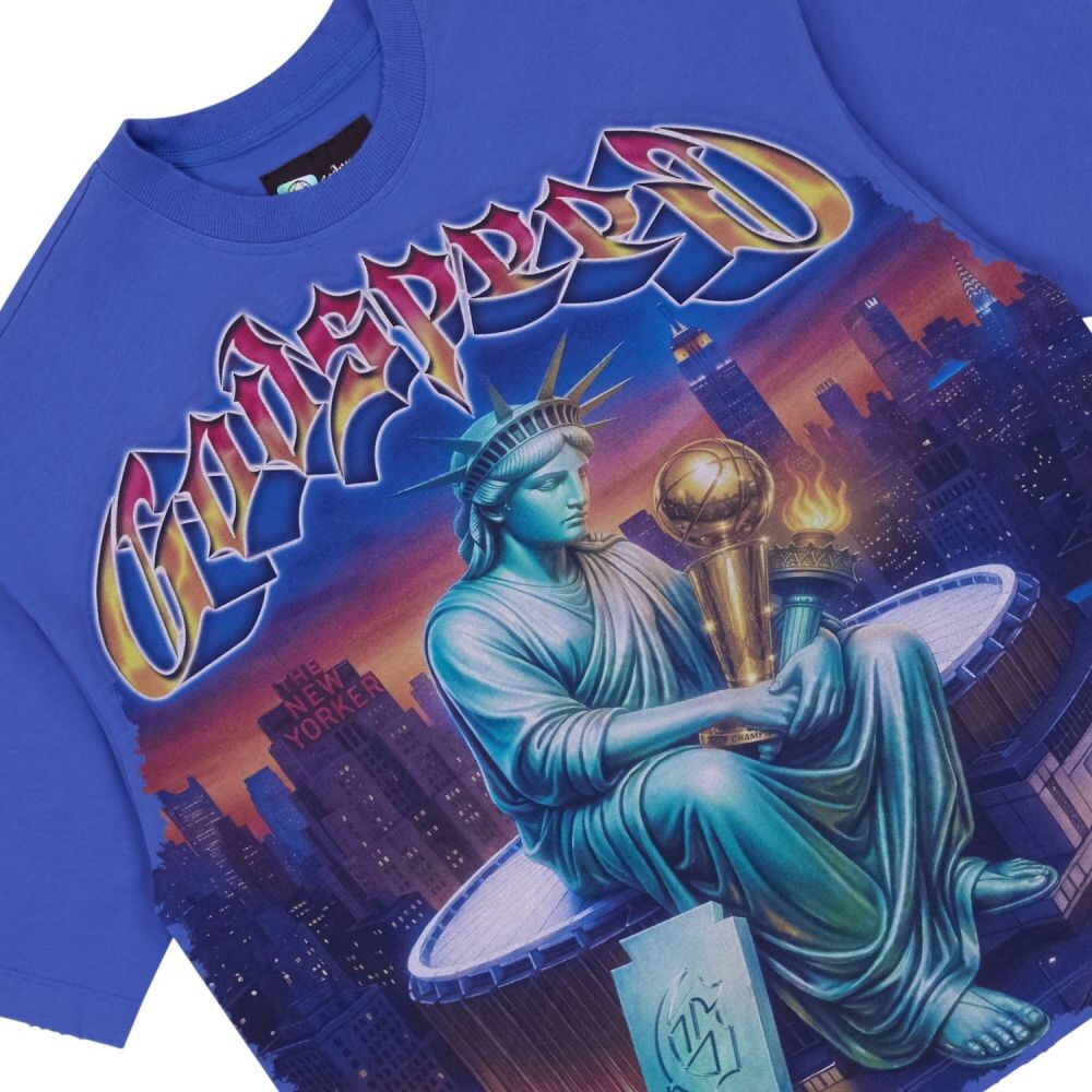 Godspeed Finally Men's T-Shirt Blue gdspd58-bl