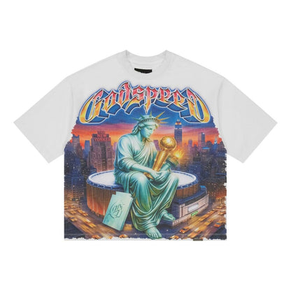 Godspeed Finally Men's T-Shirt White gdspd58-wh