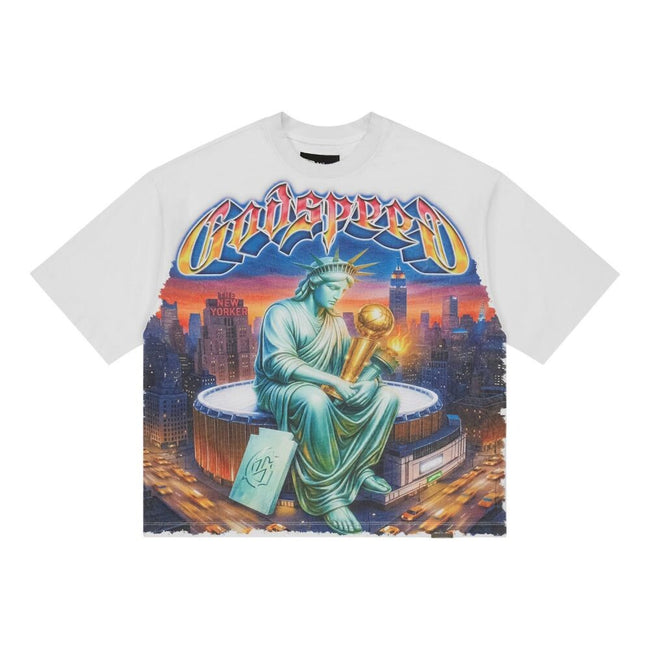 Godspeed Finally Men's T-Shirt White gdspd58-wh
