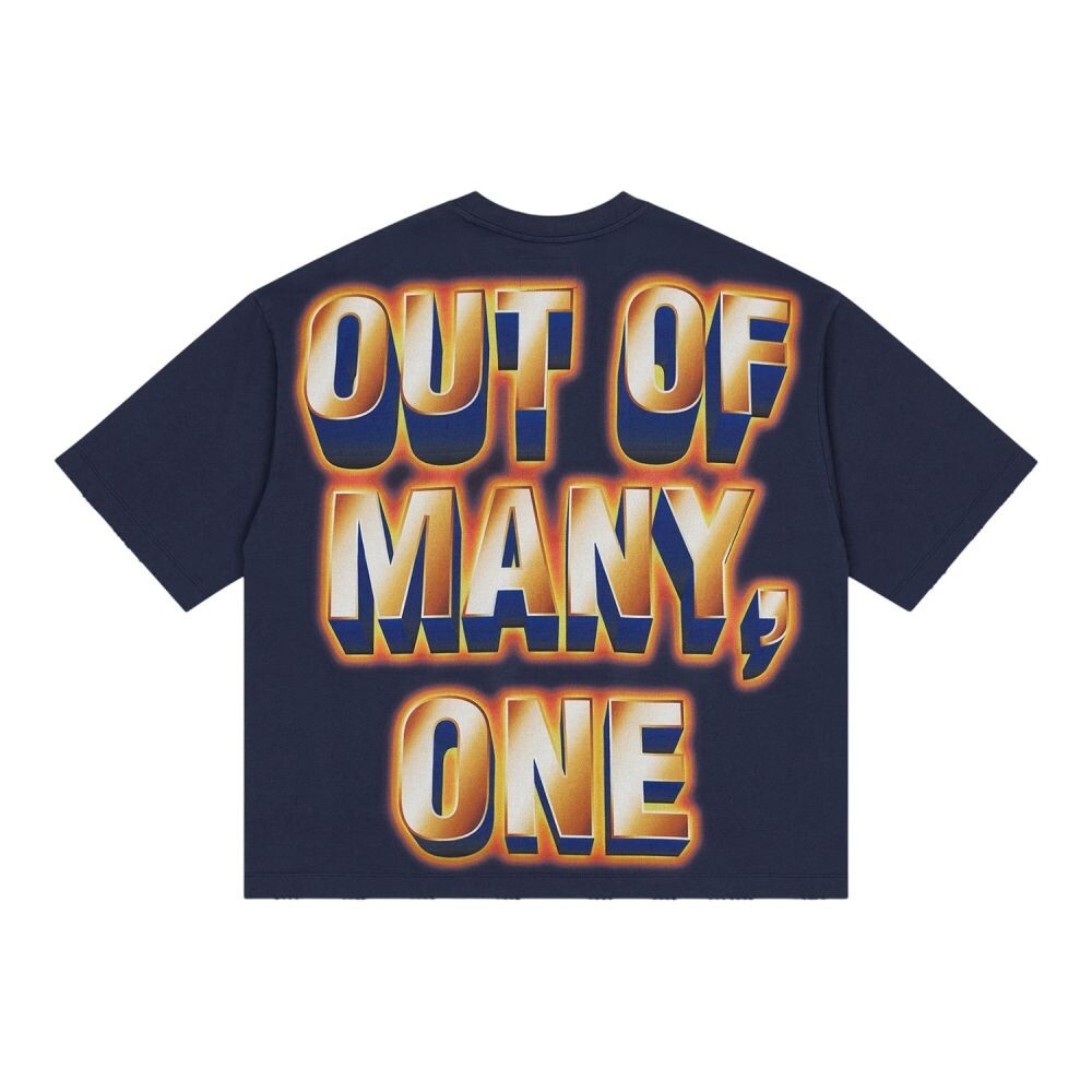 Godspeed Kick Push Men's T-Shirt Navy gdspd60-nv