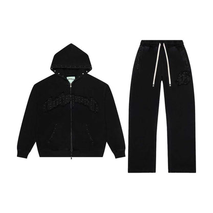 Godspeed Symmetric Studded Men's Sweatsuit Black gdspd62-bk