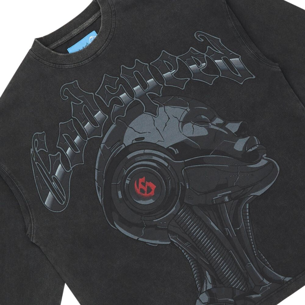 Godspeed Alexa II Men's Long Sleeve Tee Black Wash gdspd64-bw