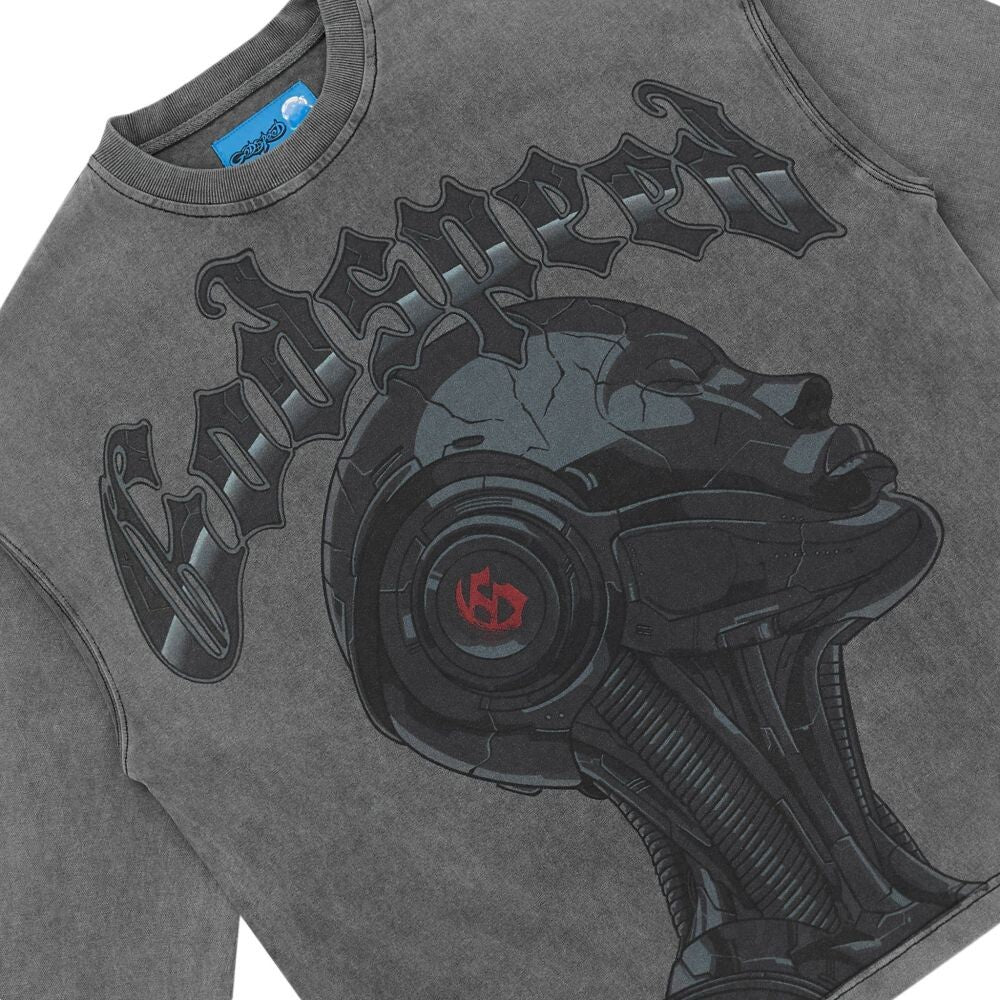 Godspeed Alexa II Men's Long Sleeve Tee Grey Wash gdspd64-gw