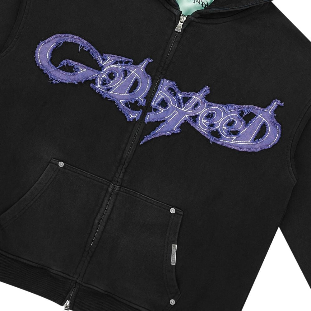 Godspeed Raw Import Men's Sweatsuit Black/Blue gdspd68-bb