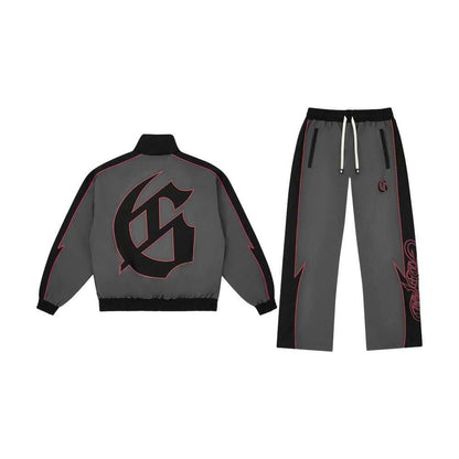 Godspeed GT 3M Men's Tracksuit Grey/Red/Black gdspd73-gr