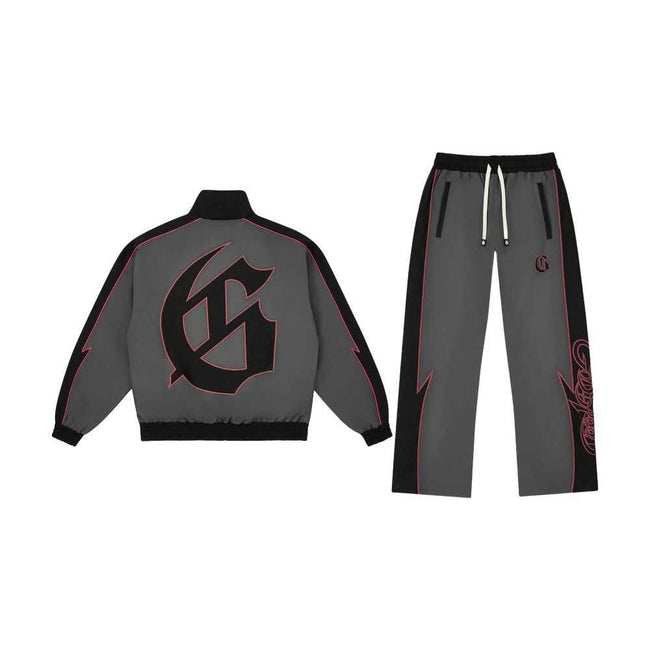 Godspeed GT 3M Men's Tracksuit Grey/Red/Black gdspd73-gr