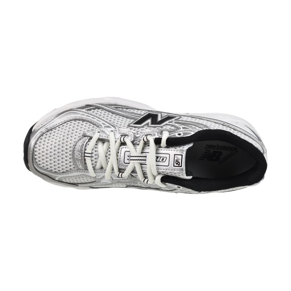 New Balance 740 Big Kids' Shoes Silver Metallic/White/Black gr740-nw