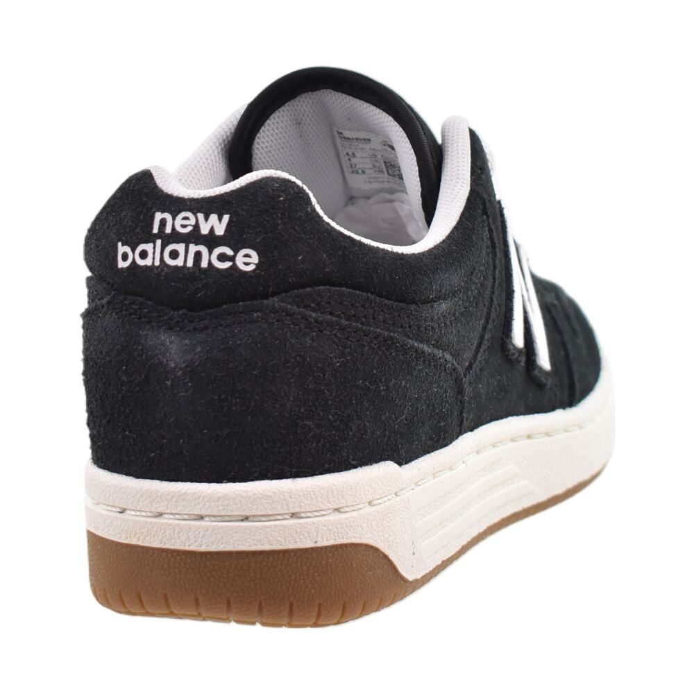 New Balance 480 Big Kids's Shoes Suede Black/White/Gum gsb480-sb
