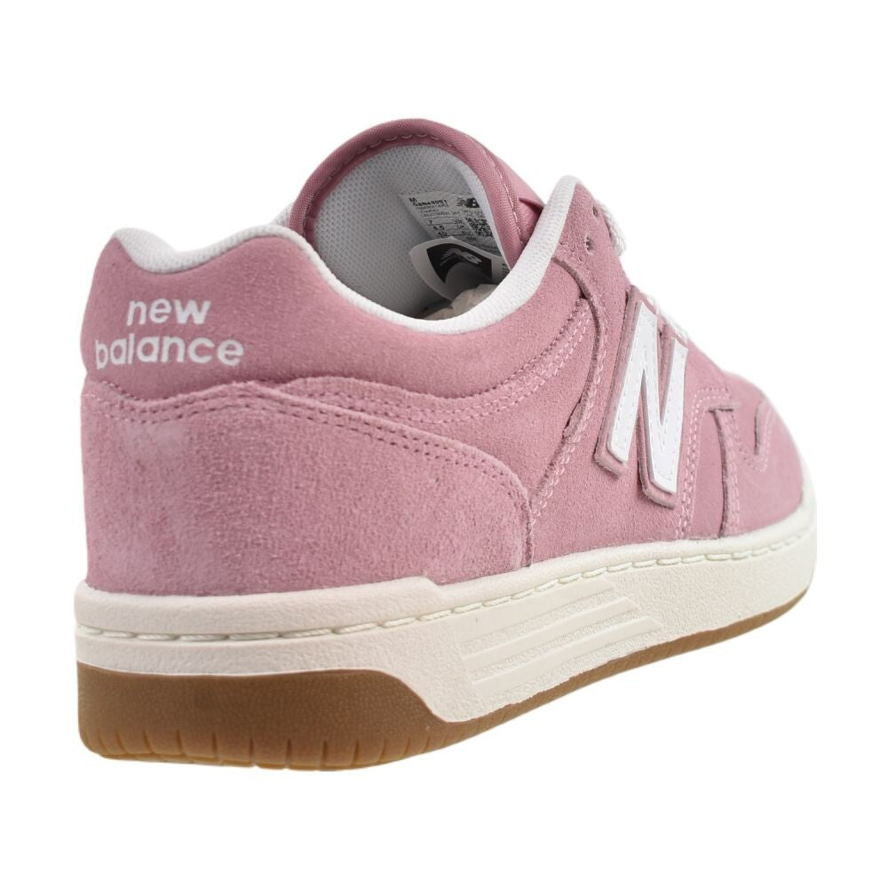 New Balance 480 Big Kids' Shoes White/Pink gsb480-st