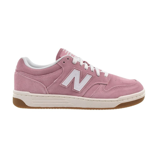 New Balance 480 Big Kids' Shoes White/Pink gsb480-st