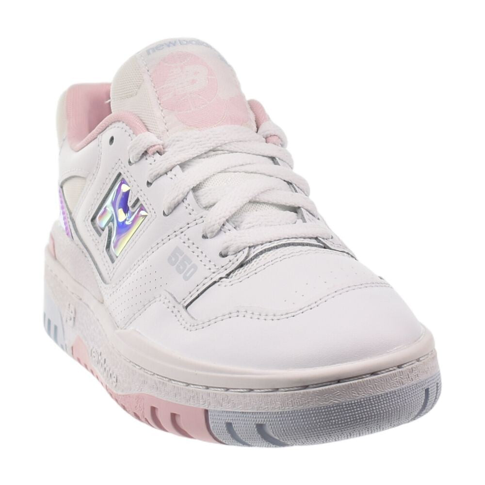 New Balance 550 Big Kids' Shoes White/Pink gsb550-hw