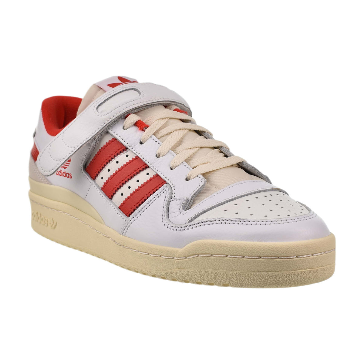 Adidas Forum 84 Low Men's Shoes Cloud White-Vivid Red S21-Cream White