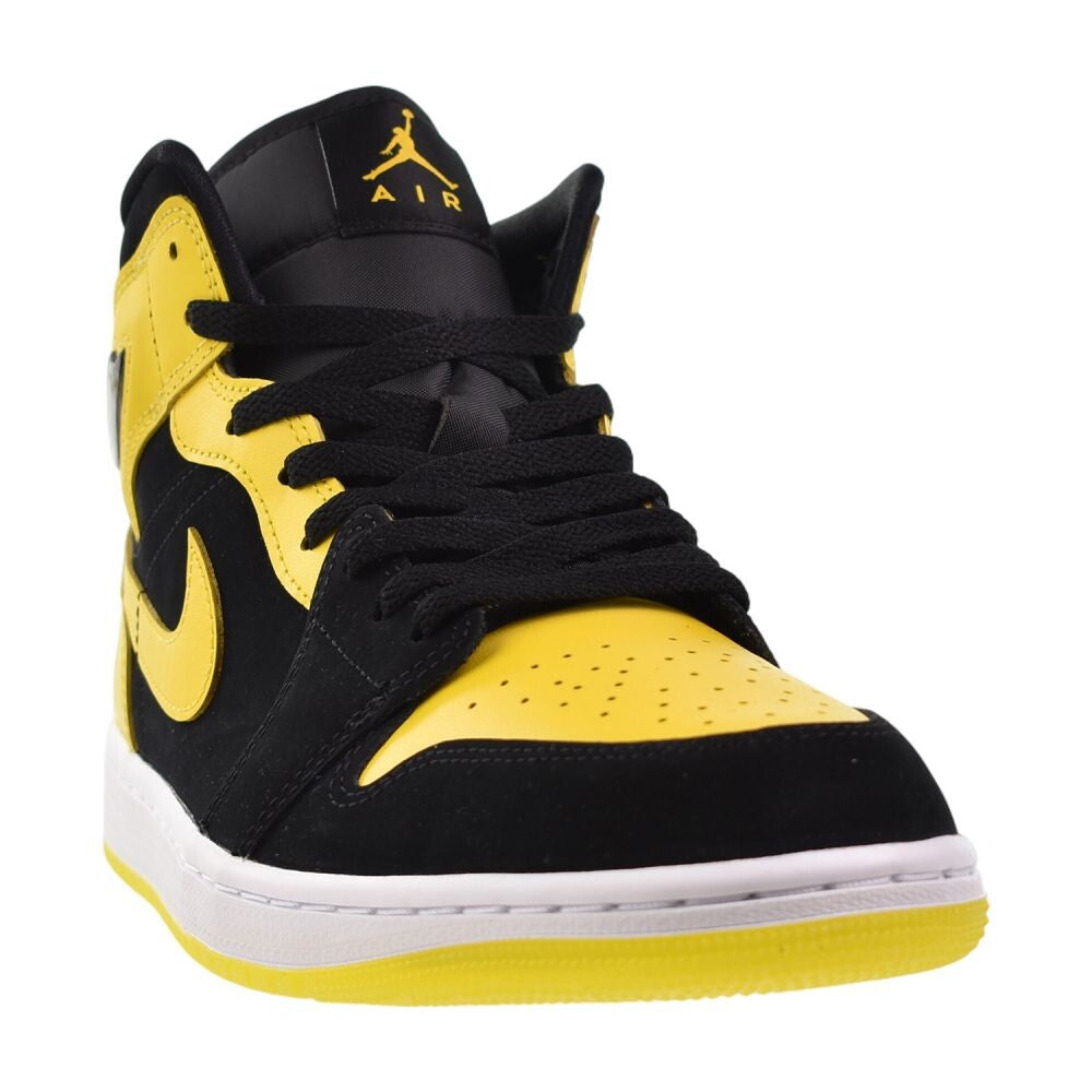 Jordan 1 Mid SE Men's Shoes Black/Varsity Maize-White hj6654-071