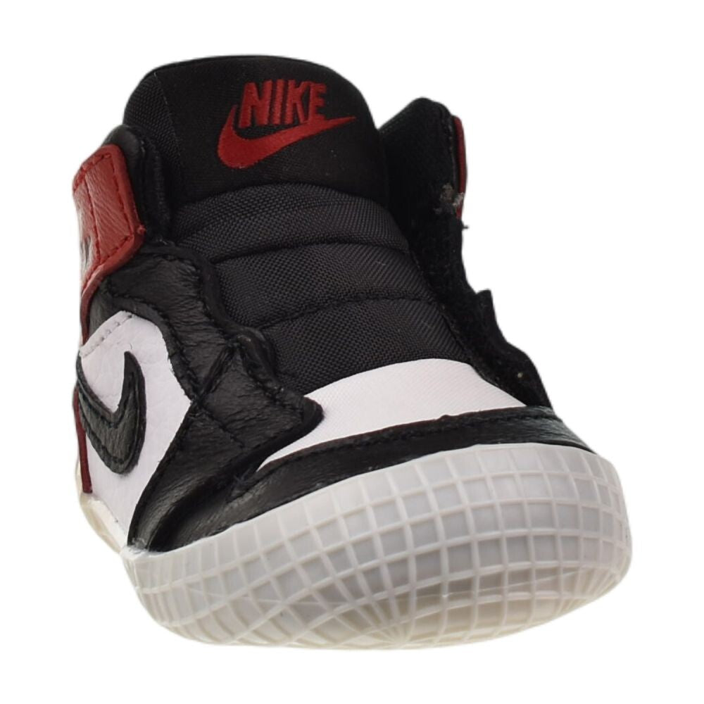 Jordan 1 Crib Bootie Crib Baby Shoes Black/Varsity Red hj9289-061
