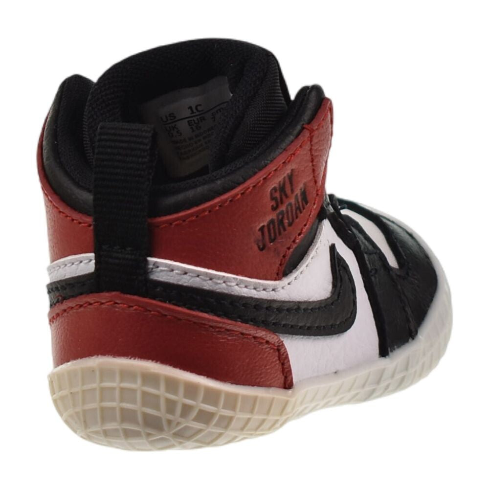 Jordan 1 Crib Bootie Crib Baby Shoes Black/Varsity Red hj9289-061