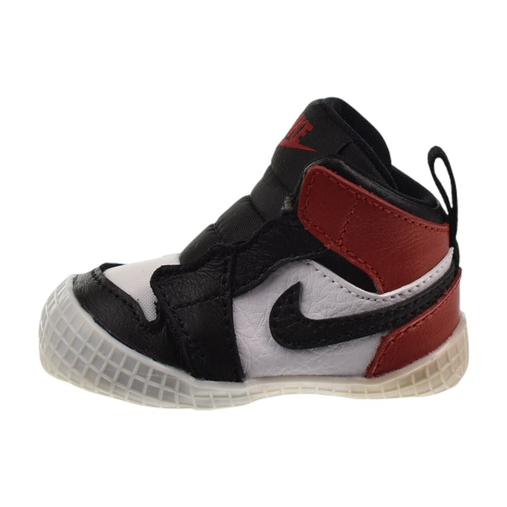 Jordan 1 Crib Bootie Crib Baby Shoes Black/Varsity Red hj9289-061