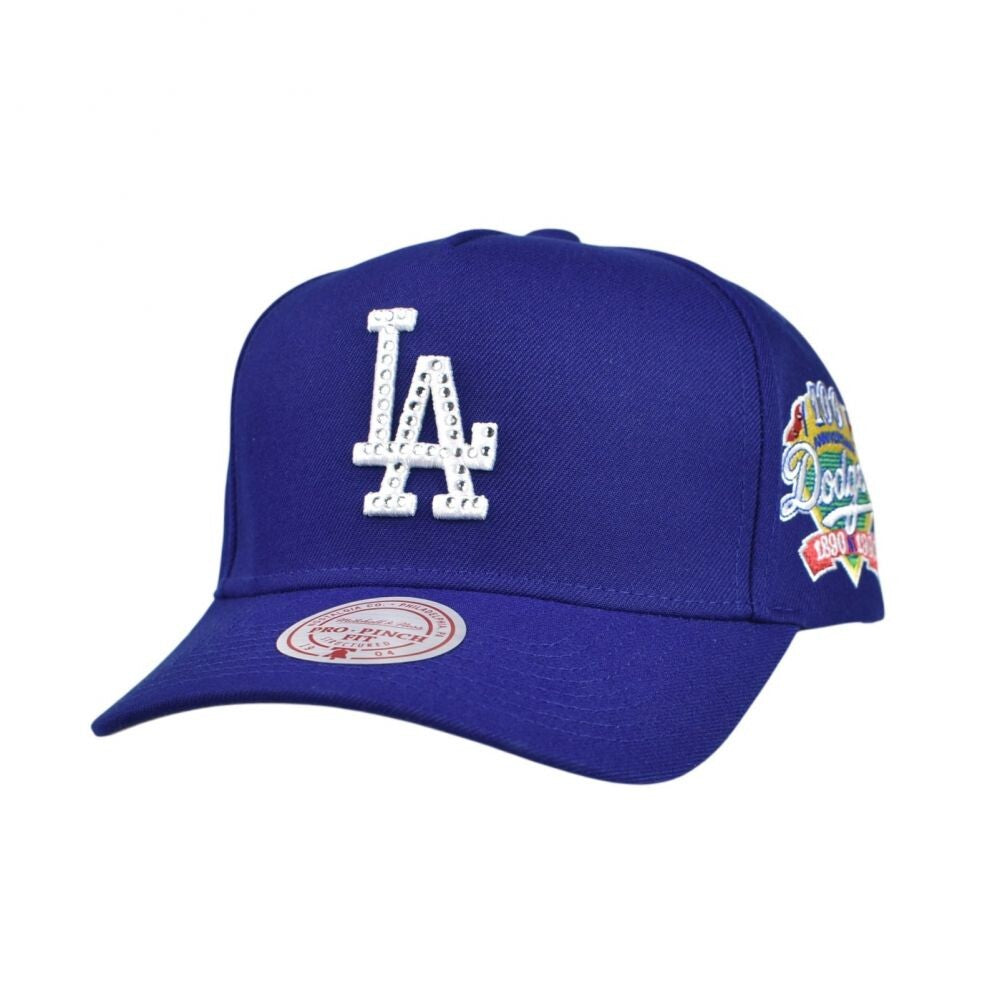 Mitchell & Ness All That Bling LA Men's Snapback Hat Blue hp13851-ladblue