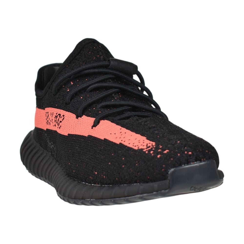 Adidas Yeezy Boost 350 V2 Kids Little Kids' Shoes Black/Red hp6591