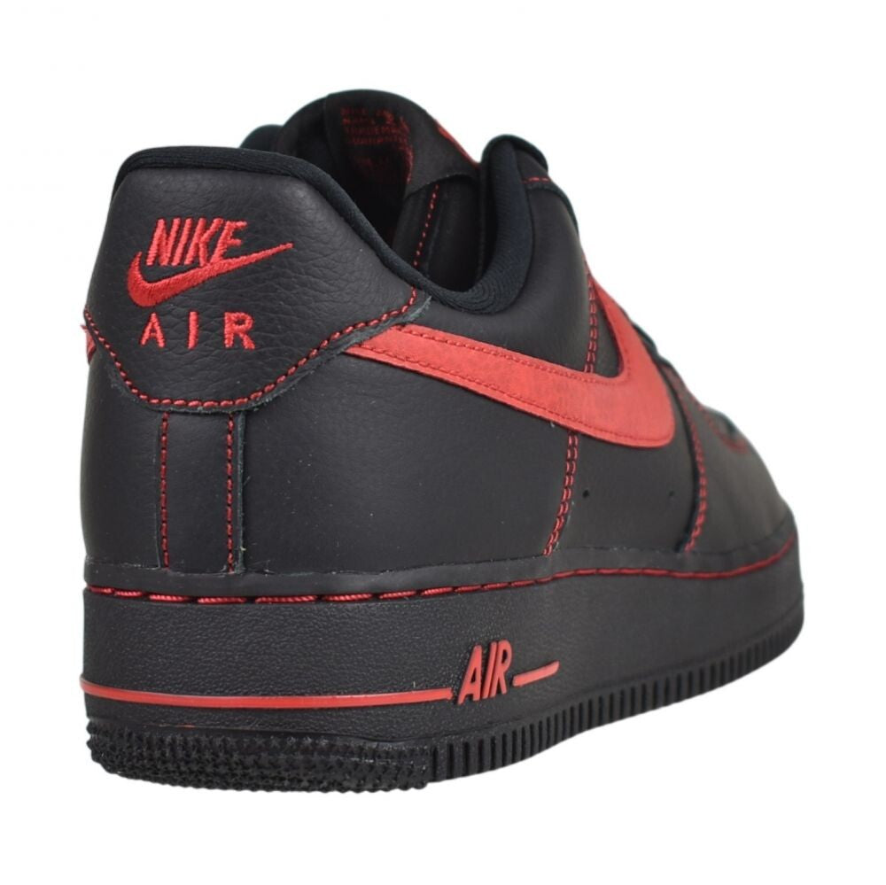 Nike Air Force 1 '07 LV8 Men's Shoes Black/University Red-Black hq2037-005