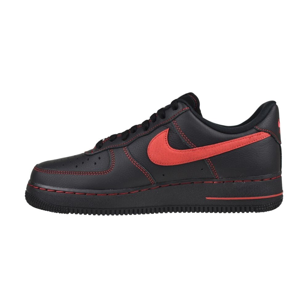 Nike Air Force 1 '07 LV8 Men's Shoes Black/University Red-Black hq2037-005