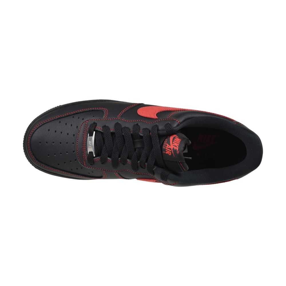 Nike Air Force 1 '07 LV8 Men's Shoes Black/University Red-Black hq2037-005