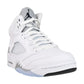 Jordan 5 Retro OG Men's Shoes White/Black-Metallic Silver hq7978-103