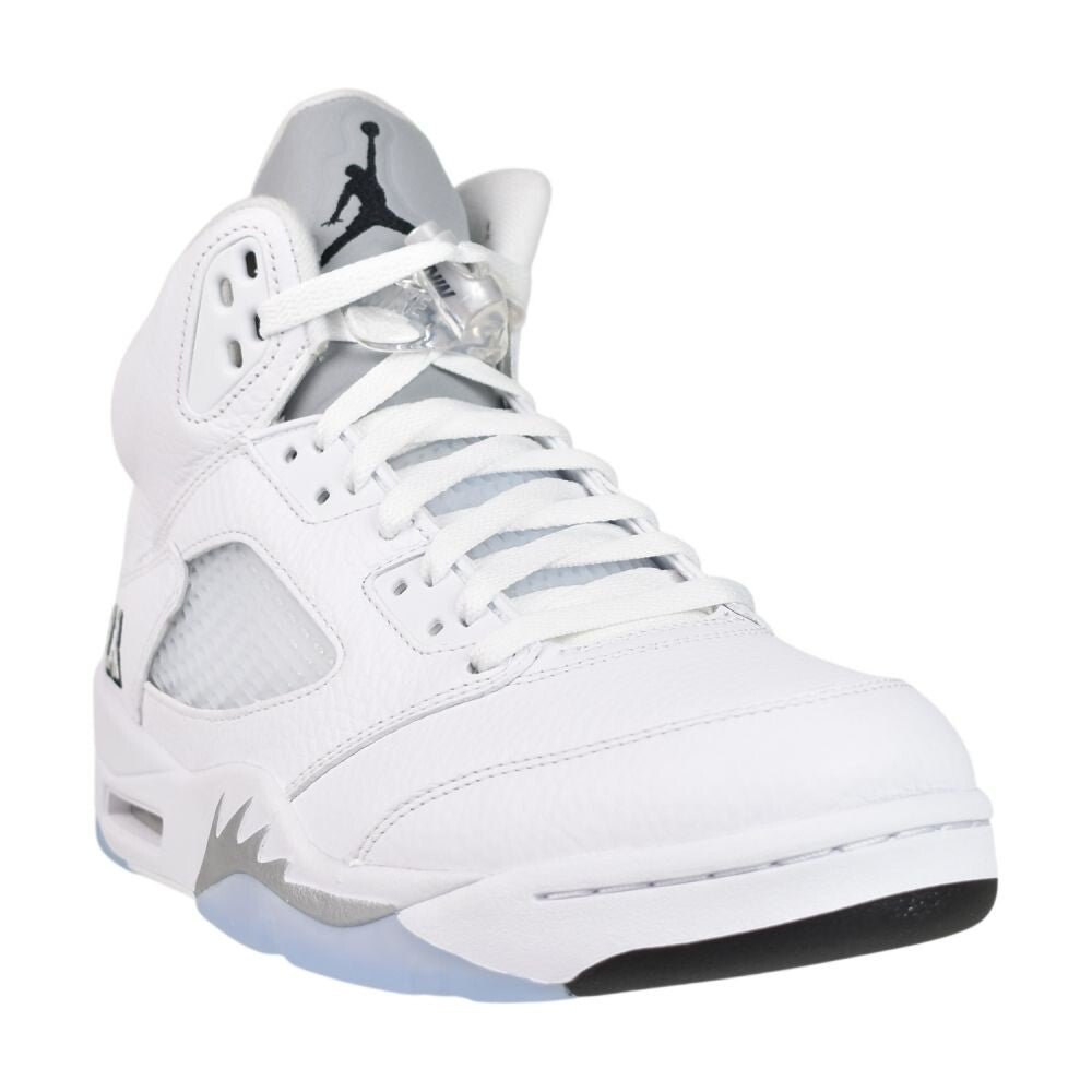 Jordan 5 Retro OG Men's Shoes White/Black-Metallic Silver hq7978-103