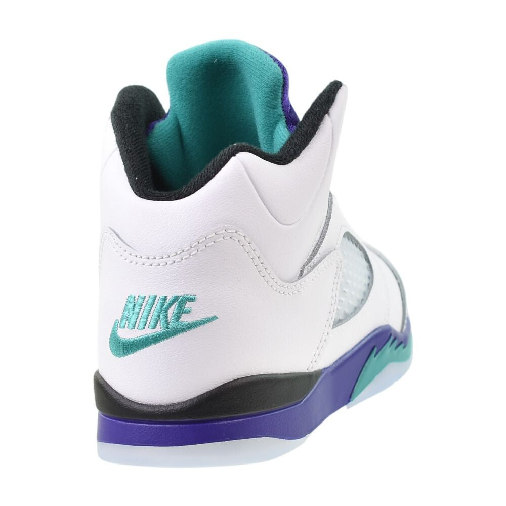 Jordan 5 Retro OG (PS) Little Kids' Shoes White/Grape Ice hq7979-100