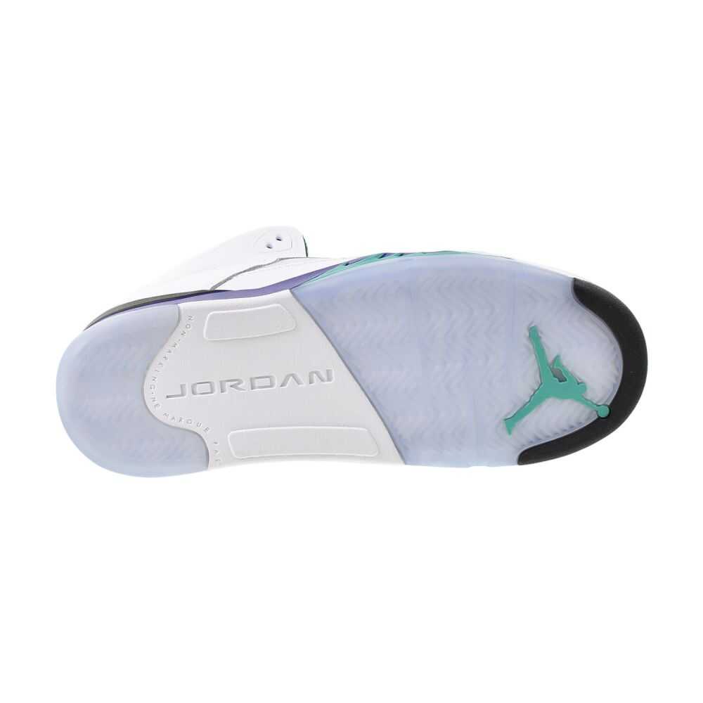 Jordan 5 Retro OG (PS) Little Kids' Shoes White/Grape Ice hq7979-100