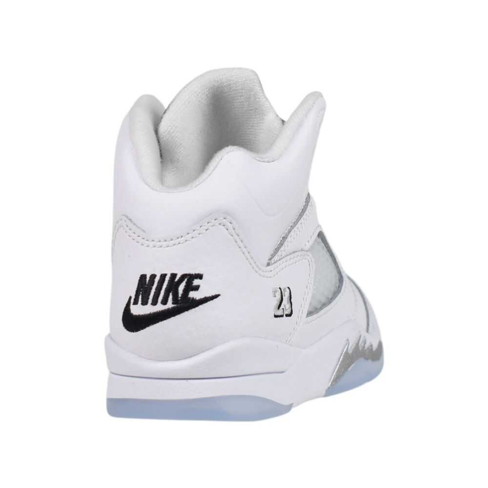 Jordan 5 Retro OG (PS) Little Kids' Shoes White/Black-Silver hq7979-103