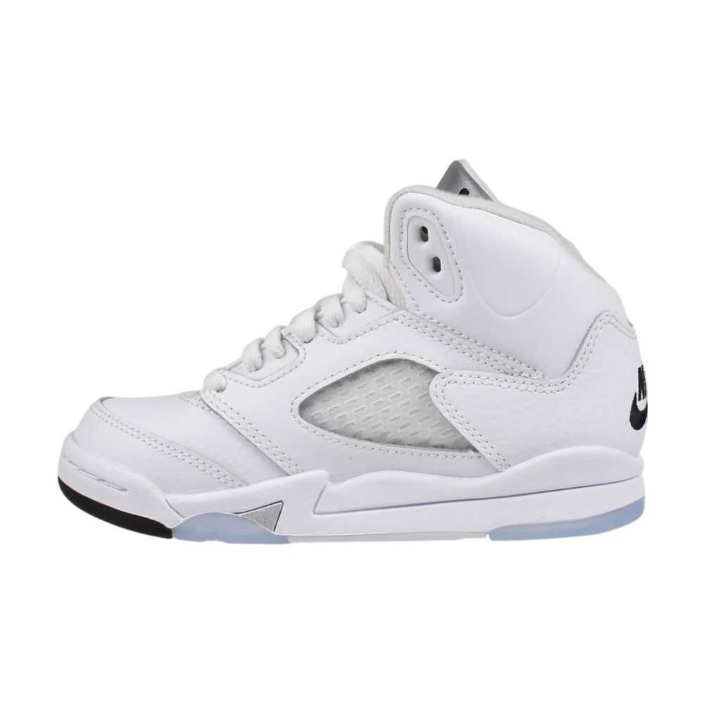 Jordan 5 Retro OG (PS) Little Kids' Shoes White/Black-Silver hq7979-103