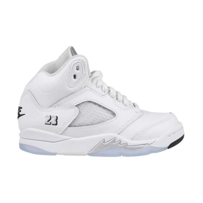 Jordan 5 Retro OG (PS) Little Kids' Shoes White/Black-Silver hq7979-103