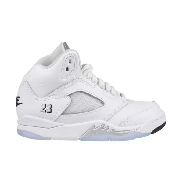 Jordan 5 Retro OG (PS) Little Kids' Shoes White/Black-Silver hq7979-103