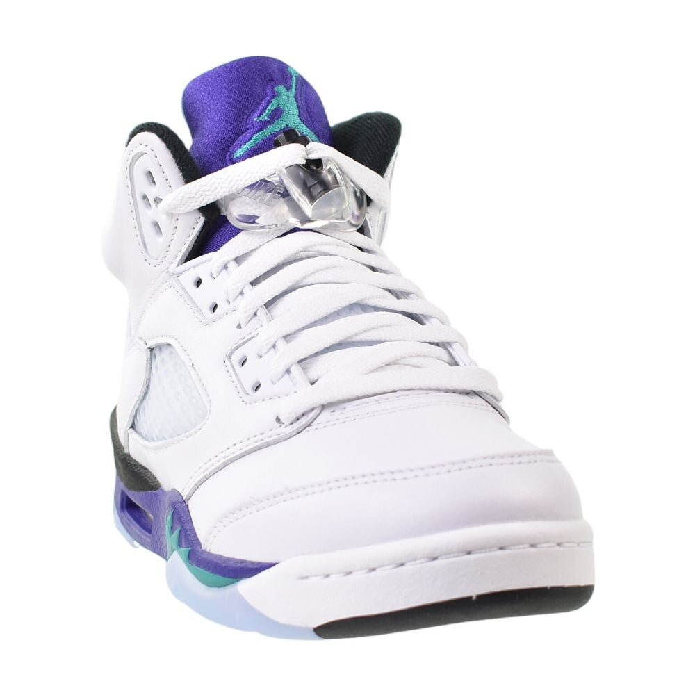 Jordan 5 Retro OG (GS) Big Kids' Shoes White/New Emerald hq7980-100
