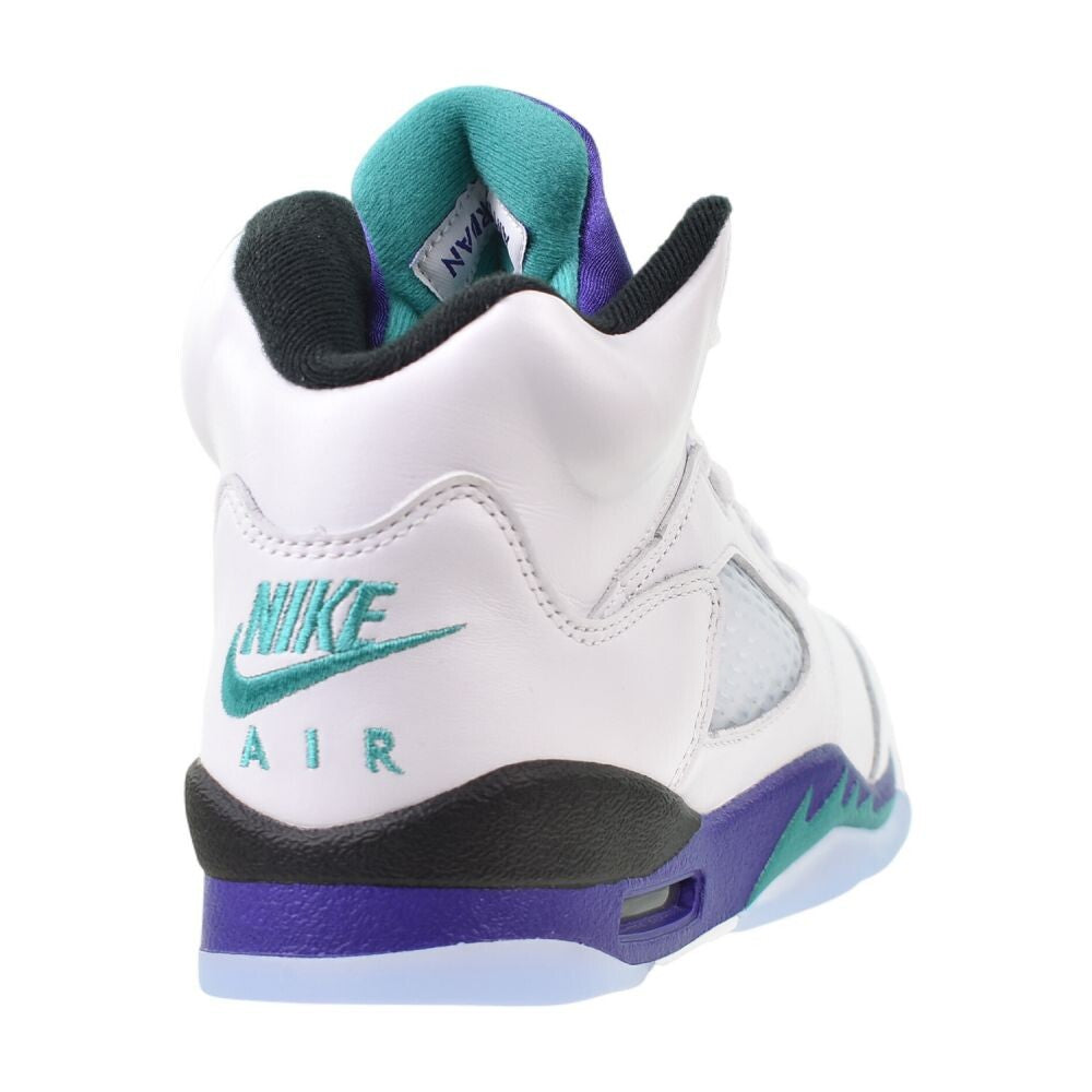 Jordan 5 Retro OG (GS) Big Kids' Shoes White/New Emerald hq7980-100