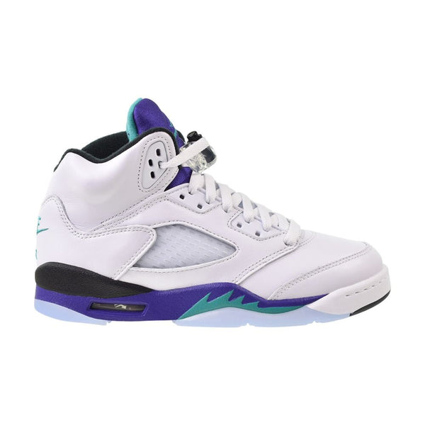 Jordan 5 Retro OG (GS) Big Kids' Shoes White/New Emerald hq7980-100