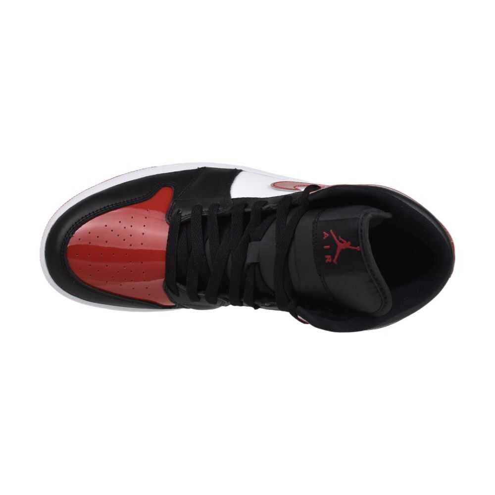 Jordan 1 Mid SE Men's Shoes Black/Varsity Red-White hv4091-006