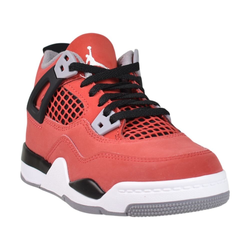 Jordan 4 Retro (PS) Little Kids' Shoes Fire Red/White-Black hv4381-600
