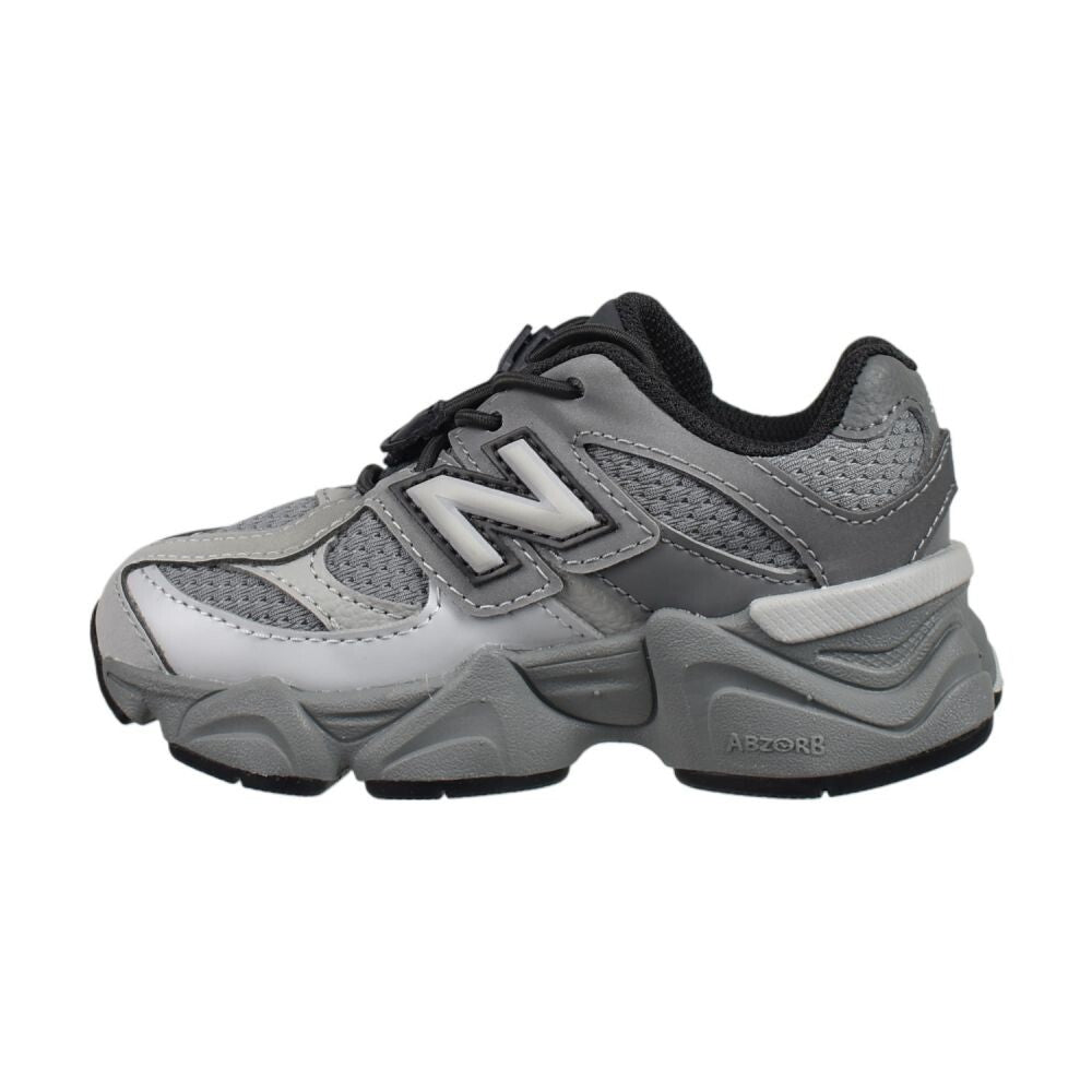 New Balance 9060 Bungee (Wide) Toddlers' Shoes Grey i9060-37d-W