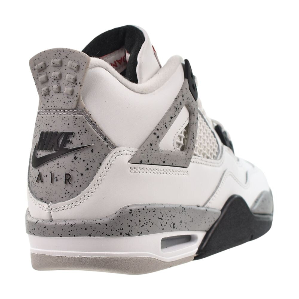 Air Jordan 4 Retro OG (GS) "White Cement" Big Kids' Shoes Fire Red ib4171-100