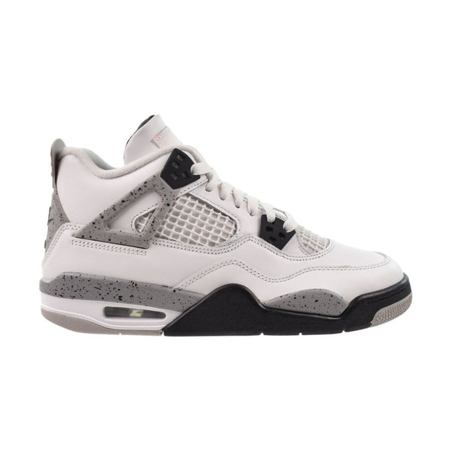 Air Jordan 4 Retro OG (GS) "White Cement" Big Kids' Shoes Fire Red ib4171-100