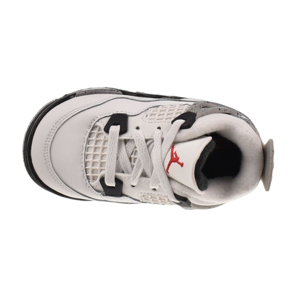 Jordan 4 Retro OG (TD) "White Cement" Toddlers' Shoes White/Red ib4387-100