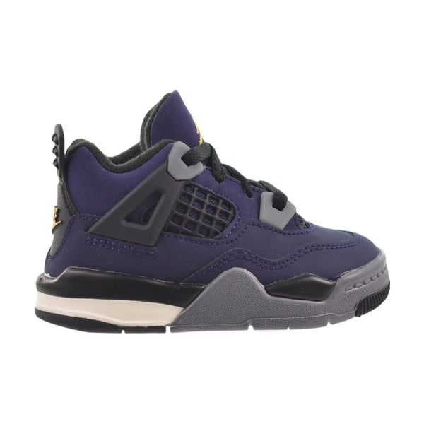 Jordan 4 Retro OG (TD) "Lakers" Toddlers' Shoes Imperial Purple ib4387-500