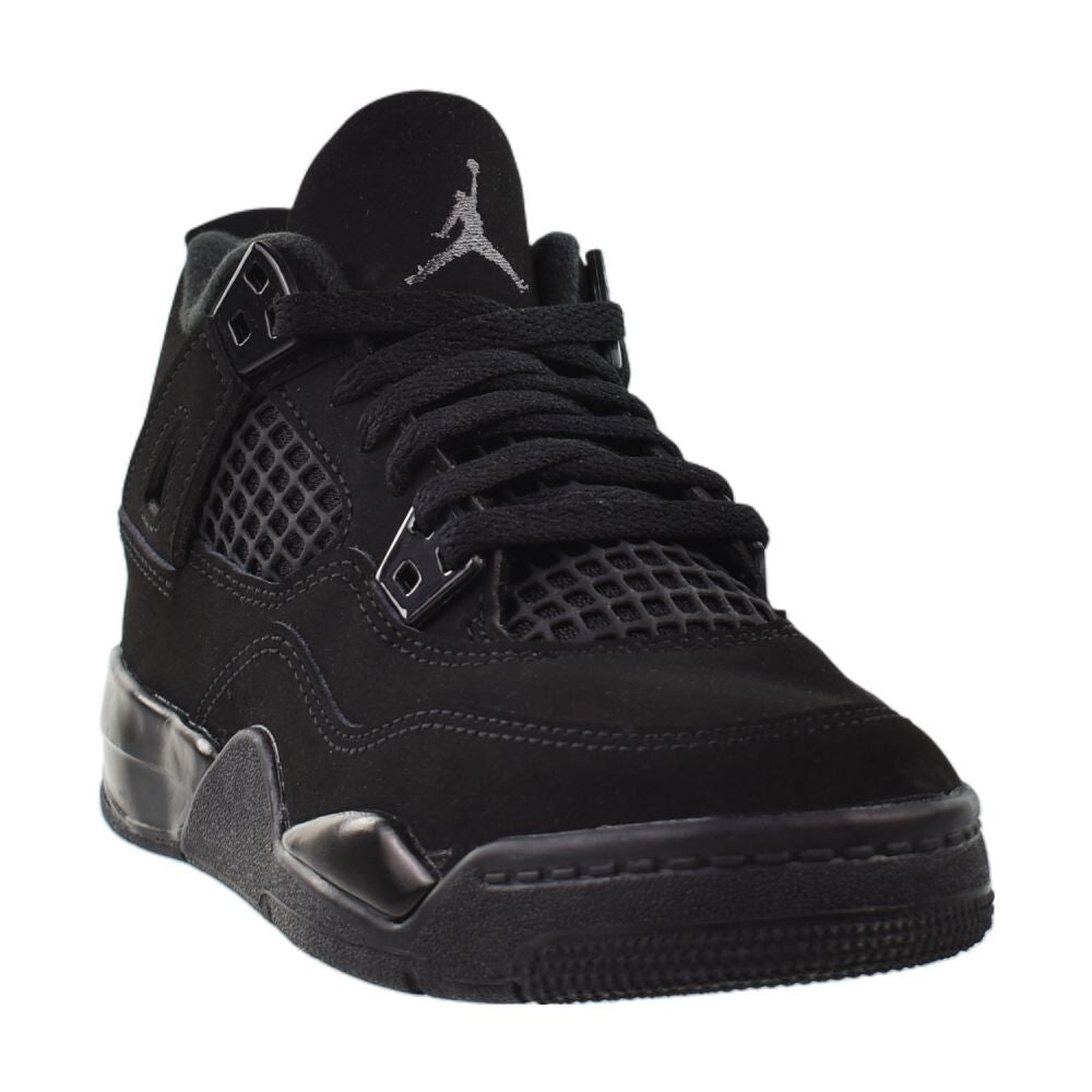 Jordan 4 Retro "Black Cat" Little Kids' Shoes Black-Graphite ib4388-010