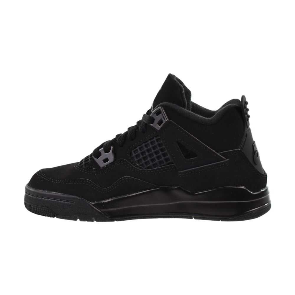 Jordan 4 Retro "Black Cat" Little Kids' Shoes Black-Graphite ib4388-010